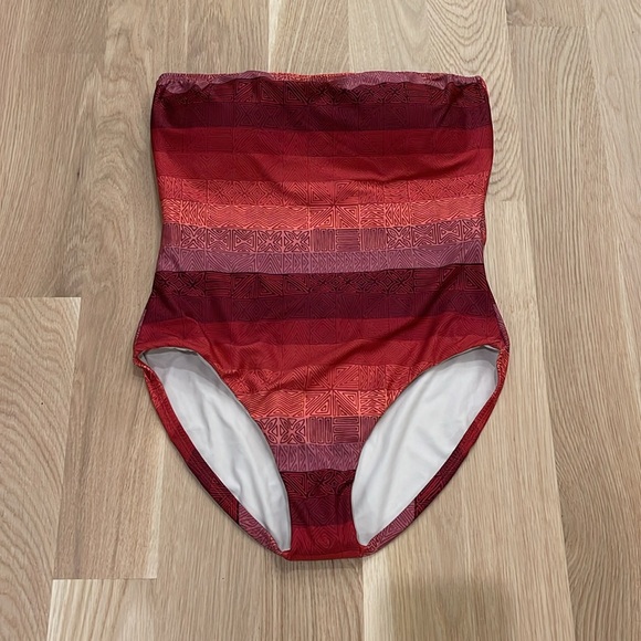 NWT Hermoza Leonor Ombré Tapa 14 Aztec Printed Criss Cross Back - Picture 6 of 14